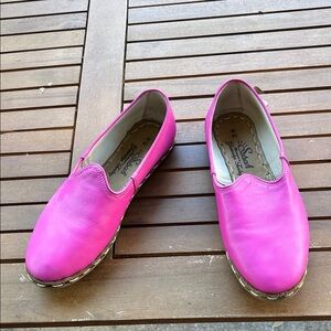Mérida Pink Leather Sabah shoes